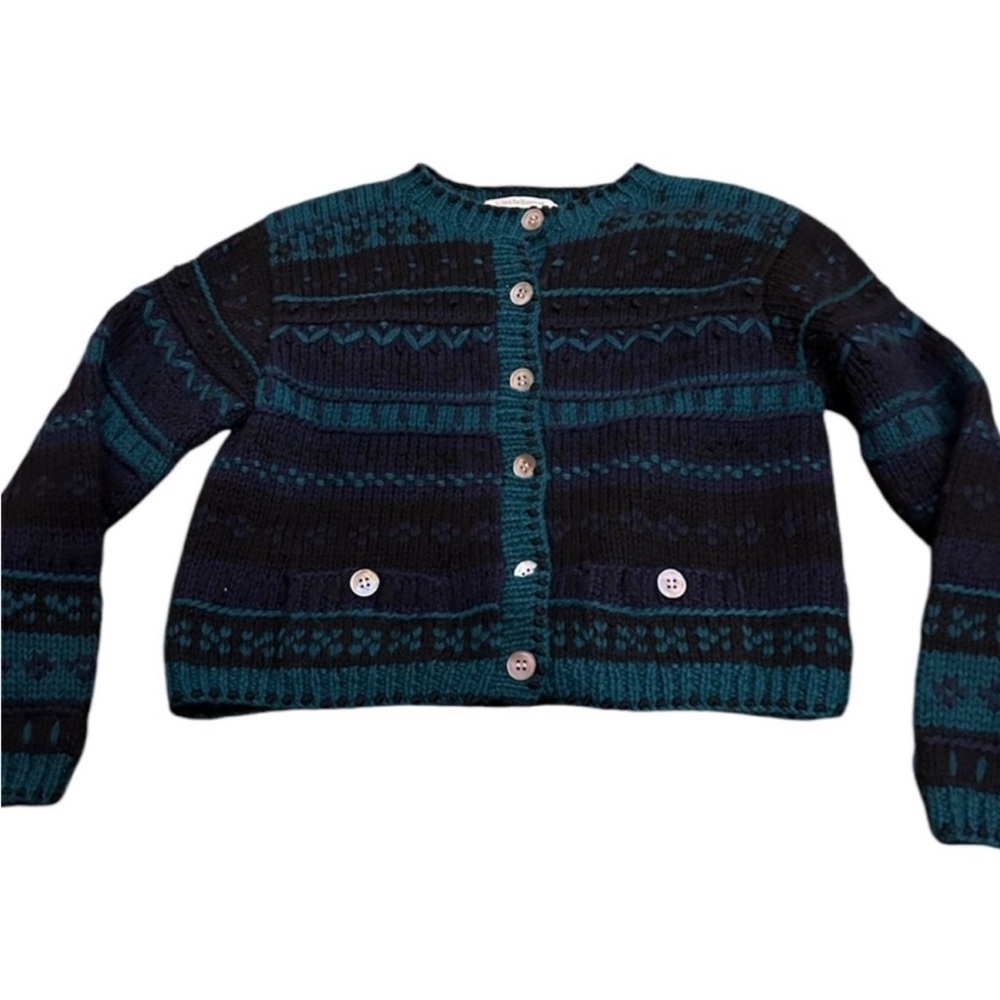 Vintage Liz Claiborne Hand Knit Thick Cardigan
Sweater